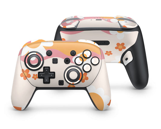 Lux Skins Nintendo Switch 2 Pro Controller Abstract Boho Hippie FloralSkins - Art Floral Skin