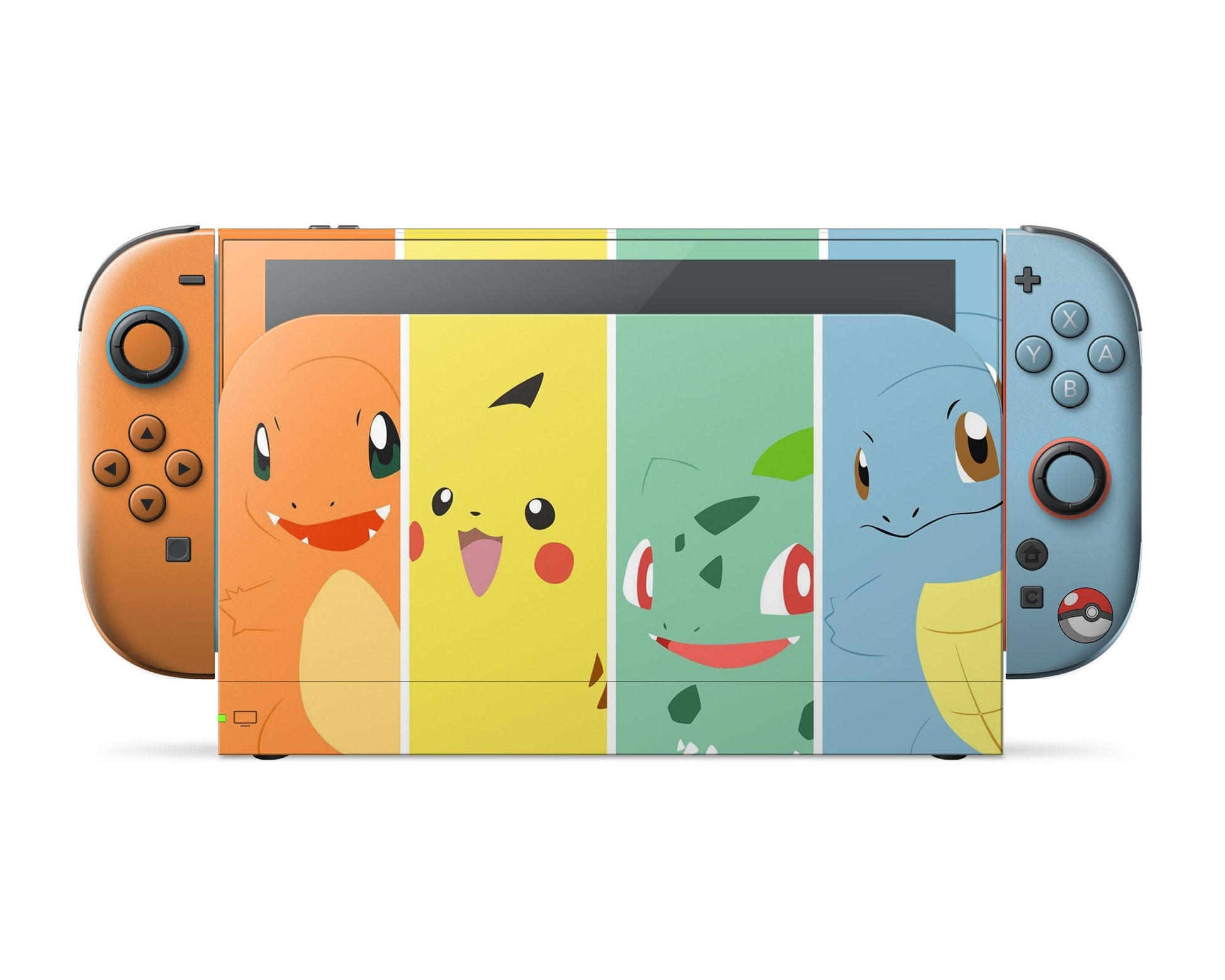 Lux Skins Nintendo Switch 2 Pokemon Kanto Starter Full Set Skins - Pop culture Pokemon Skin