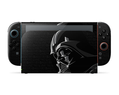 Lux Skins Nintendo Switch 2 Star Wars Darth Vader Black Full Set Skins - Pop culture Star Wars Skin