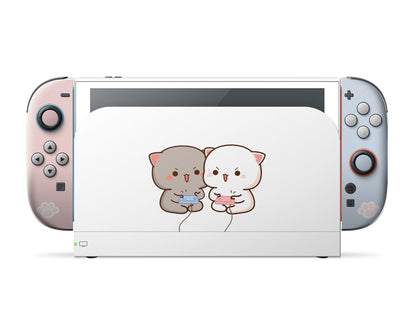 Lux Skins Nintendo Switch 2 Gaming Cat Cute Pattern Full Set Skins - Art Animals Skin