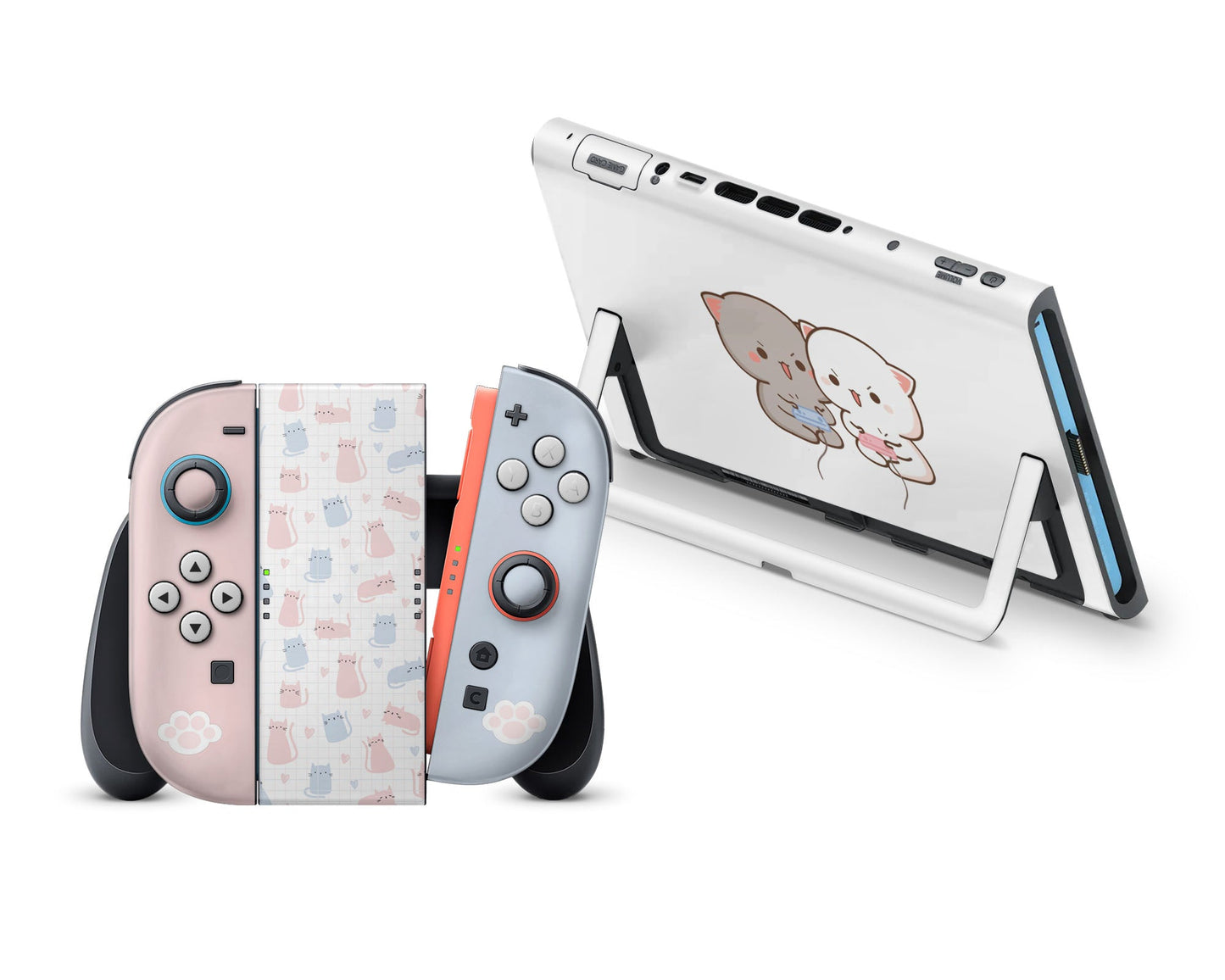 Gaming Cat Cute Pattern Nintendo Switch 2 Skin