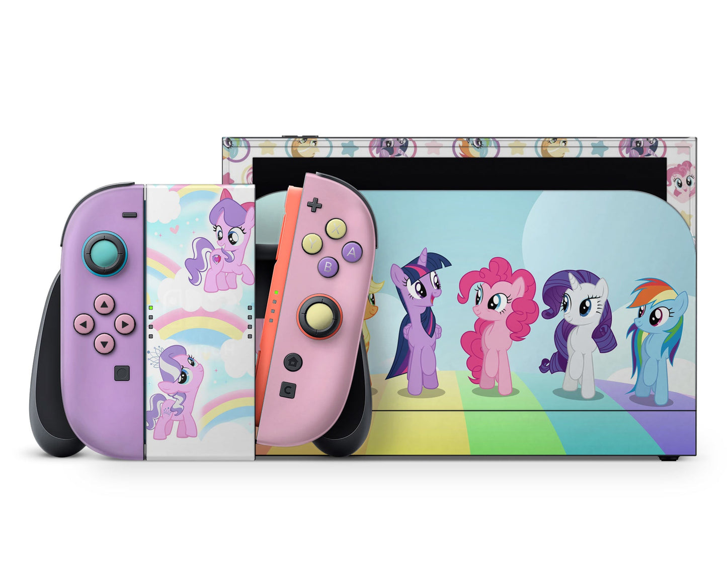 Lux Skins Nintendo Switch 2 My Little Pony Full Set +Tempered Glass Skins - Pop culture My Little Pony Skin