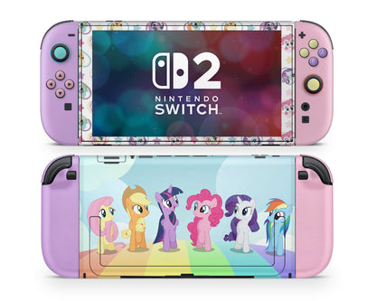 Lux Skins Nintendo Switch 2 My Little Pony Joycons Only Skins - Pop culture My Little Pony Skin
