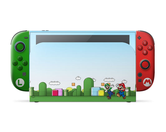 Lux Skins Nintendo Switch 2 Super Mario Bros Full Set Skins - Pop culture Mario Skin