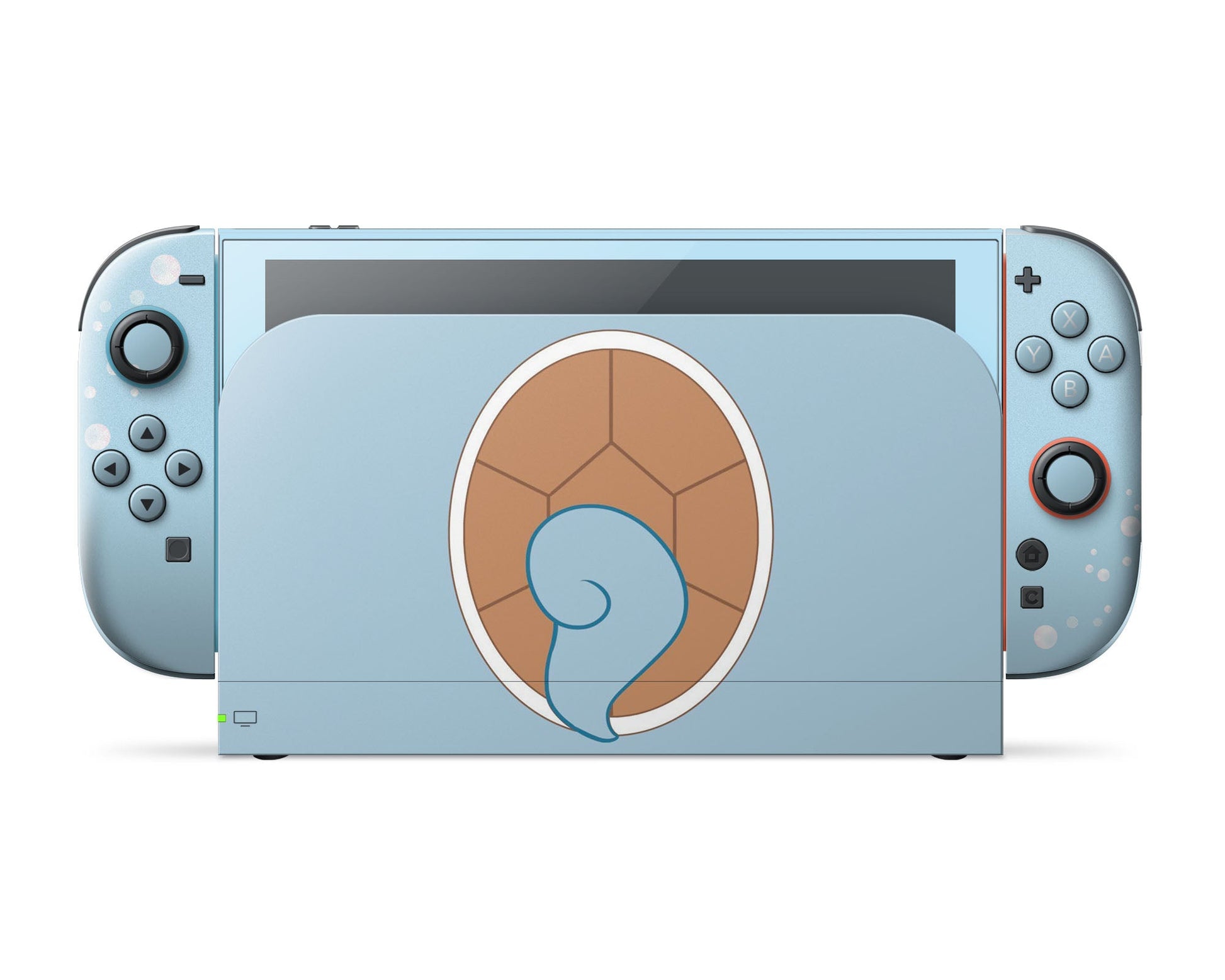 Lux Skins Nintendo Switch 2 Pokemon Squirtle Minimalist Full Set Skins - Pop culture Pokemon Skin