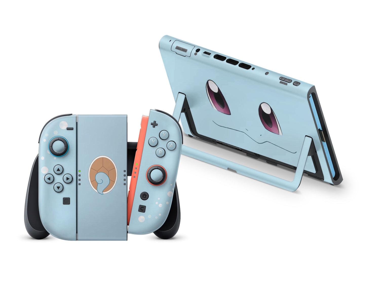 Pokemon Squirtle Minimalist Nintendo Switch 2 Skin