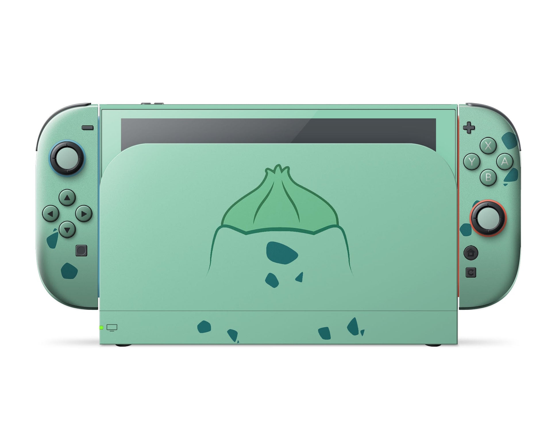Lux Skins Nintendo Switch 2 Pokemon Bulbasaur Minimalist Full Set Skins - Pop culture Pokemon Skin