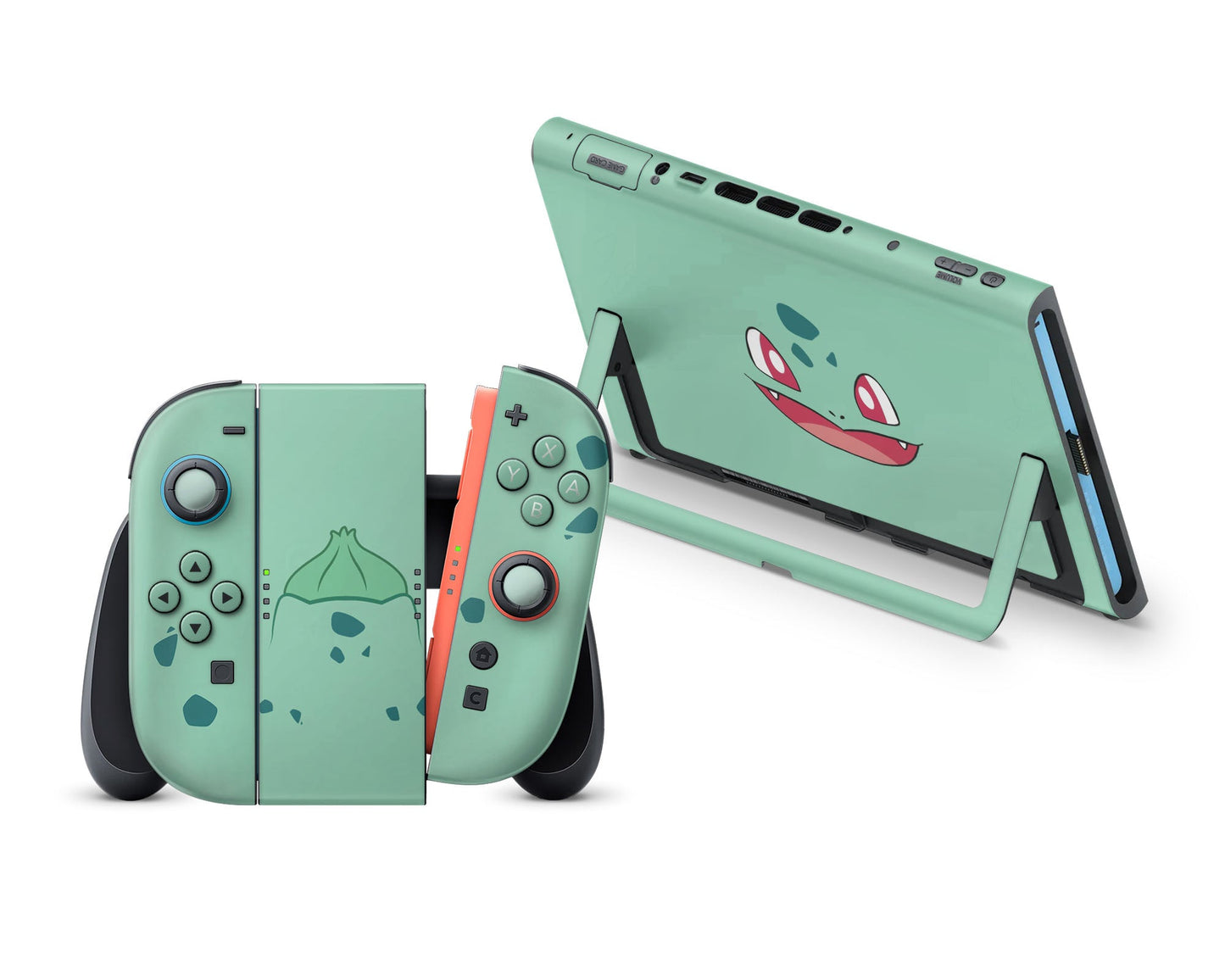 Pokemon Bulbasaur Minimalist Nintendo Switch 2 Skin