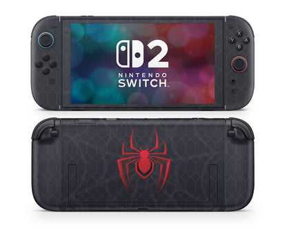 Lux Skins Nintendo Switch 2 Spiderman Miles Morales Joycons Only Skins - Pop culture Spiderman Skin