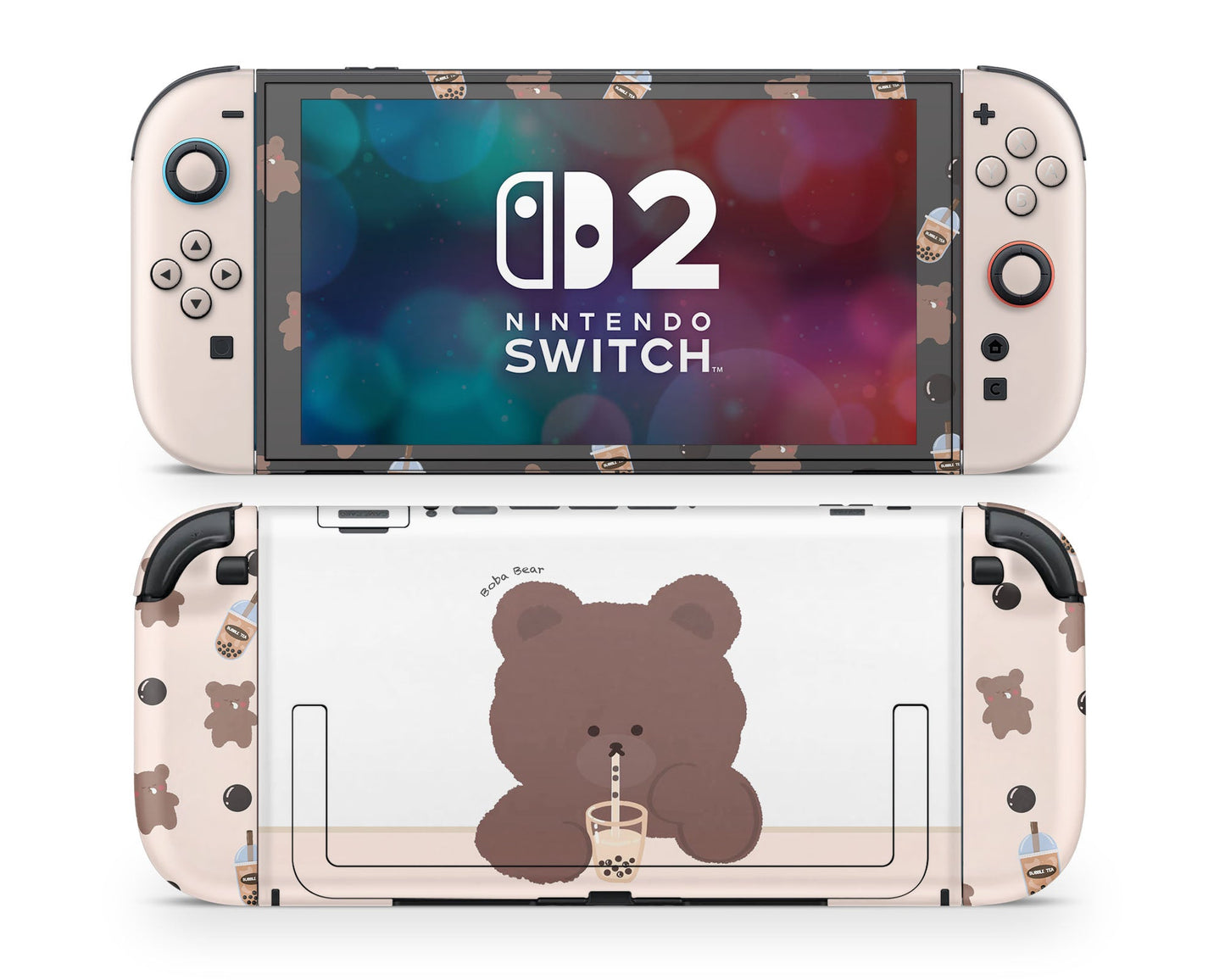 Lux Skins Nintendo Switch 2 Boba Bear Joycons Only Skins - Art Animals Skin
