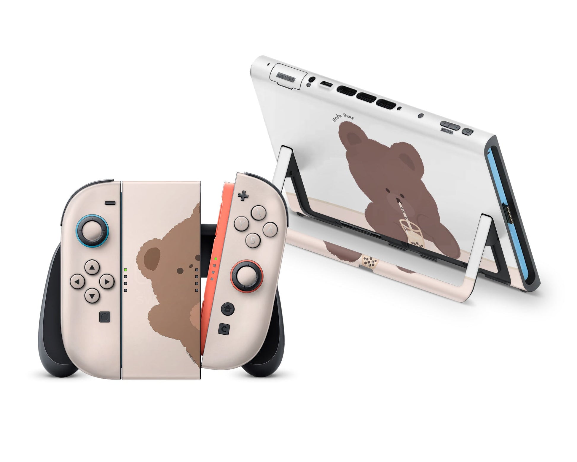 Lux Skins Nintendo Switch 2 Boba Bear Full Set Skins - Art Animals Skin