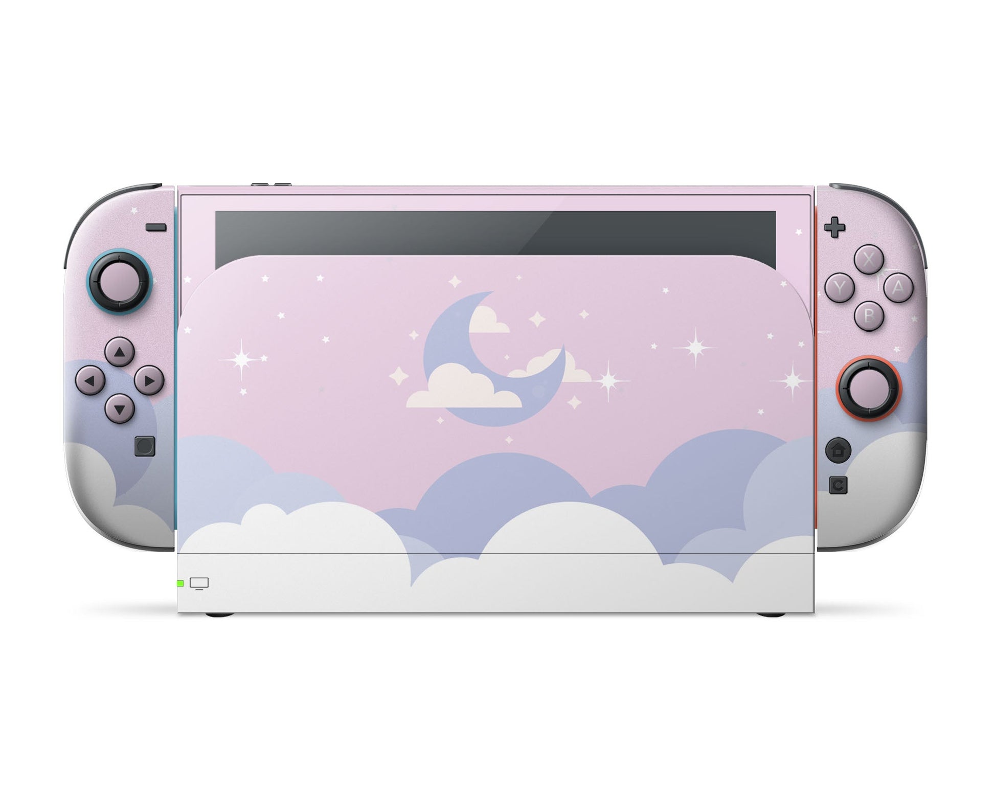Lux Skins Nintendo Switch 2 Dreamy Pastel Clouds Classic no logo Skins - Art Clouds Skin