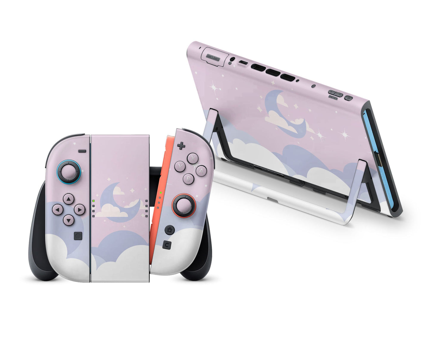 Dreamy Pastel Clouds Nintendo Switch 2 Skin