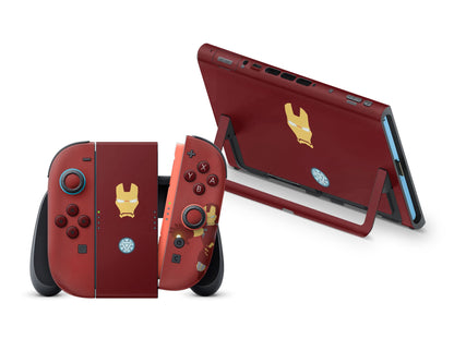 Iron Man Minimalist Nintendo Switch 2 Skin