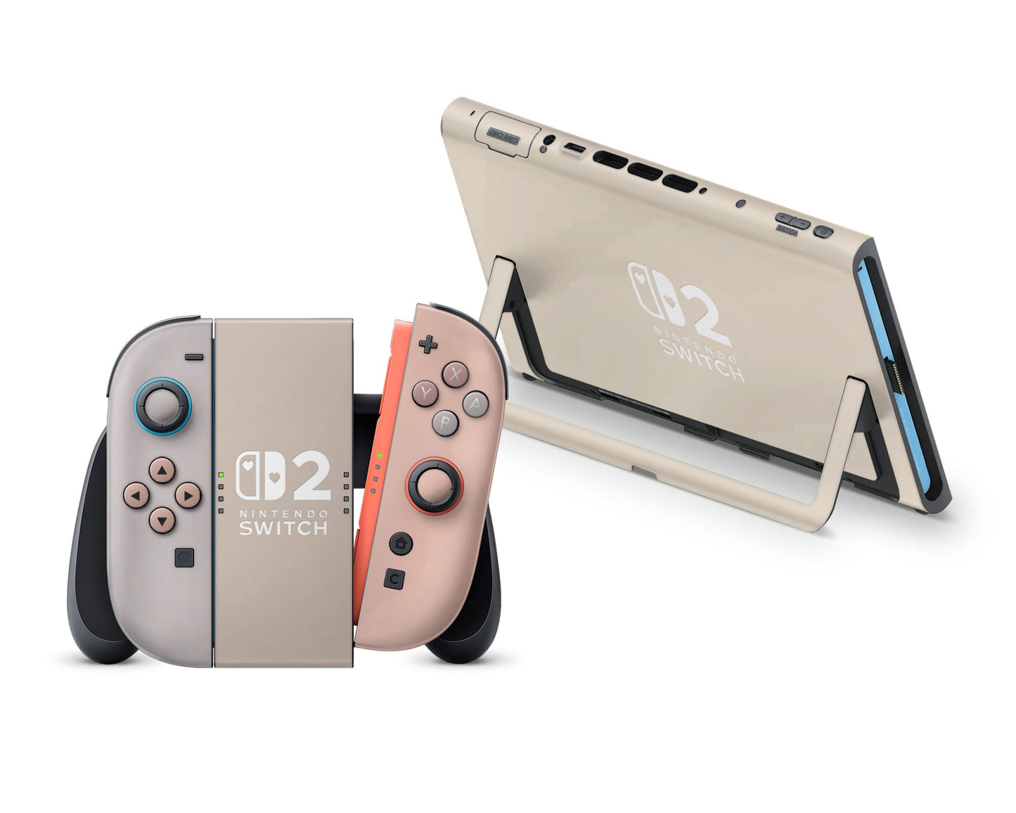 Ceramic Rose Pastels Nintendo Switch 2 Skin