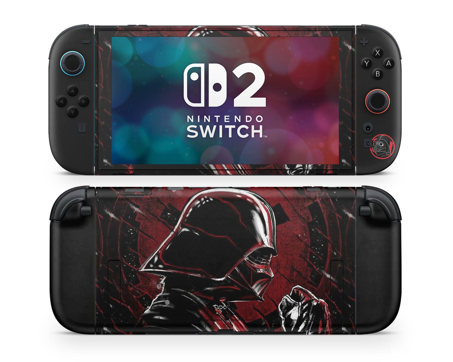 Lux Skins Nintendo Switch 2 Star Wars Darth Vader Red Joycons Only Skins - Pop culture Star Wars Skin