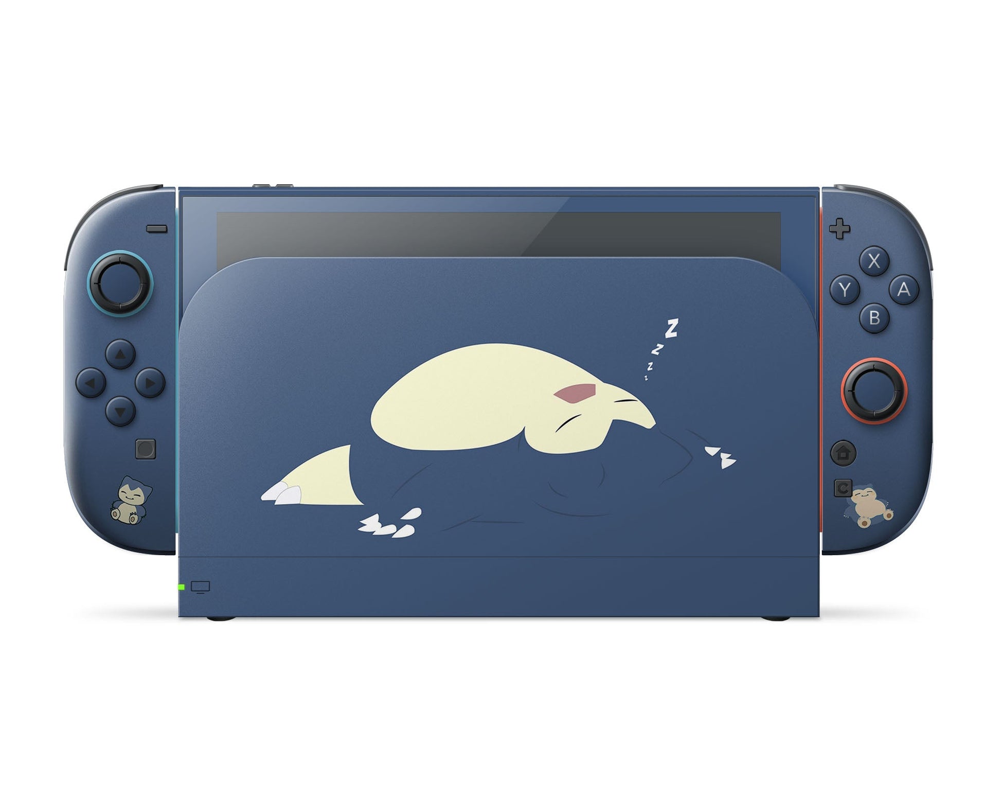 Lux Skins Nintendo Switch 2 Pokemon Snorlax Navy Blue Full Set Skins - Pop culture Pokemon Skin