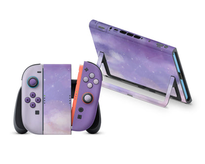 Misty Lavender Clouds Nintendo Switch 2 Skin