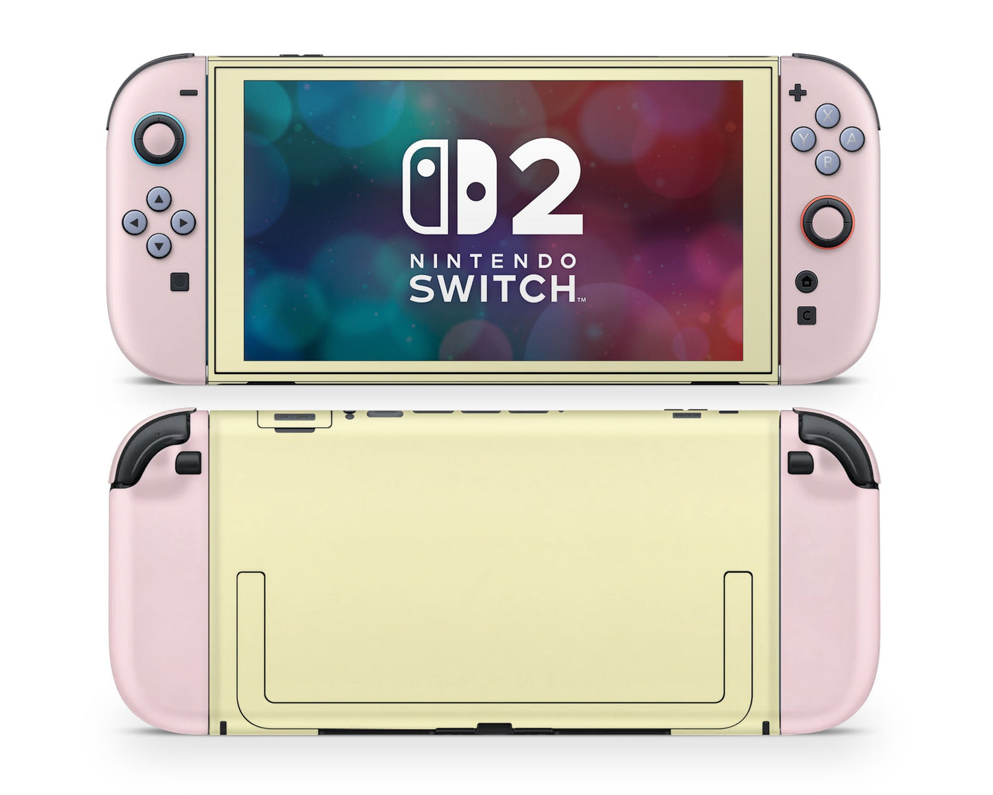 Lux Skins Nintendo Switch 2 Lychee Lemon Sorbet Colorwave Joycons Only Skins - Pattern Fruits Skin