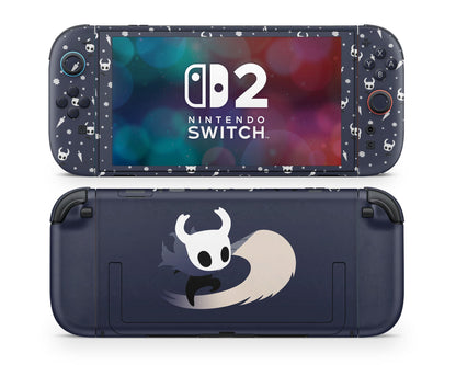 Lux Skins Nintendo Switch 2 Hollow Knight Navy Joycons Only Skins - Pop culture Hollow Knight Skin