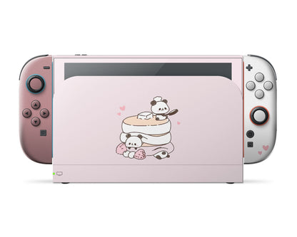 Lux Skins Nintendo Switch 2 Cute Panda Pancakes Full Set Skins - Art Animals Skin