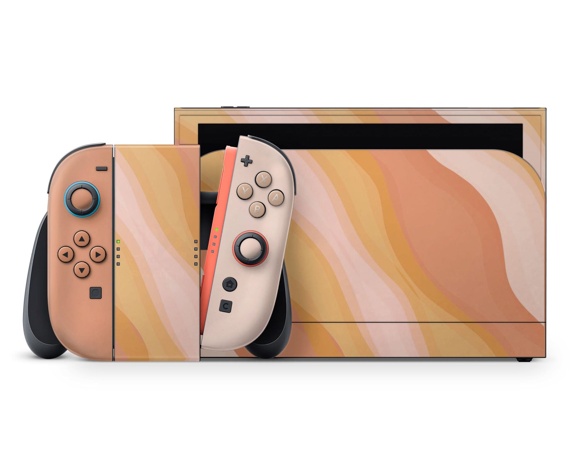Lux Skins Nintendo Switch 2 Sunset in Santorini Classic no logo Skins - Pattern Abstract Skin
