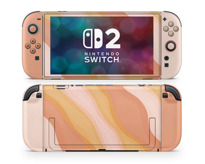 Lux Skins Nintendo Switch 2 Sunset in Santorini Classic no logo Skins - Pattern Abstract Skin