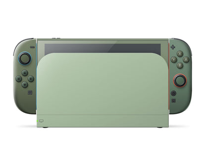 Lux Skins Nintendo Switch 2 Garden of Eden Classic no logo Skins - Solid Colours Colour Blocking Skin
