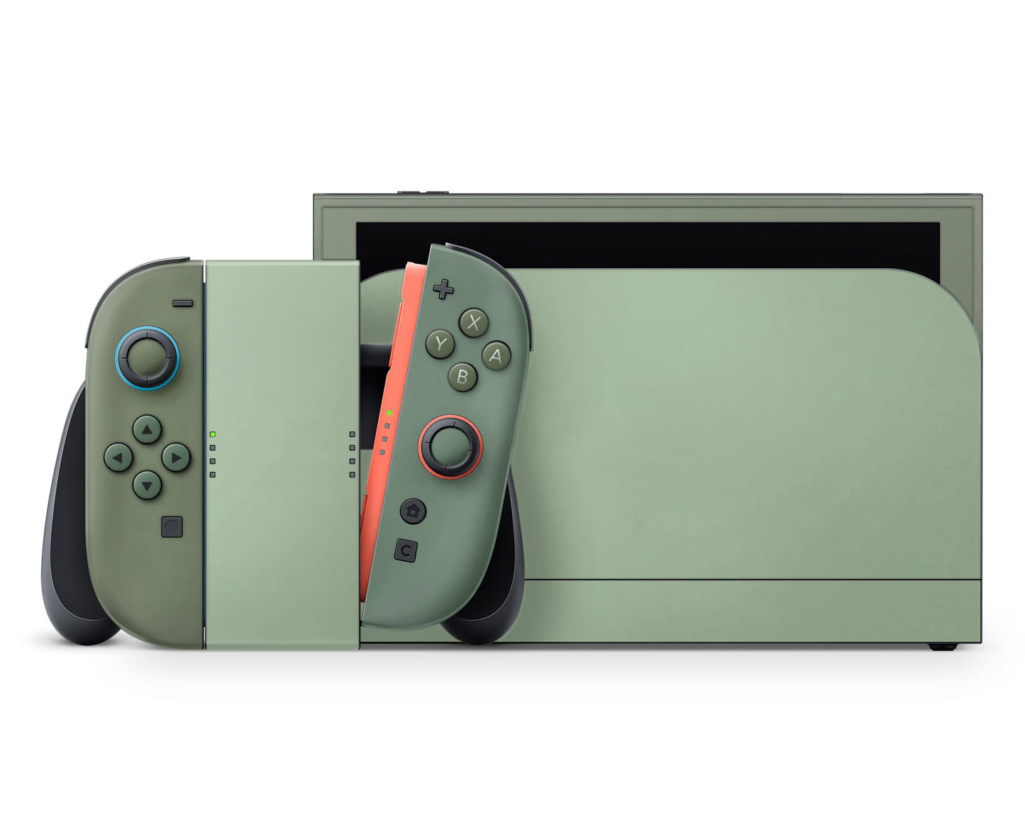 Lux Skins Nintendo Switch 2 Garden of Eden Classic no logo Skins - Solid Colours Colour Blocking Skin