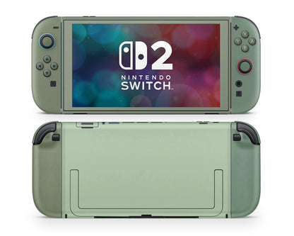 Lux Skins Nintendo Switch 2 Garden of Eden Classic no logo Skins - Solid Colours Colour Blocking Skin
