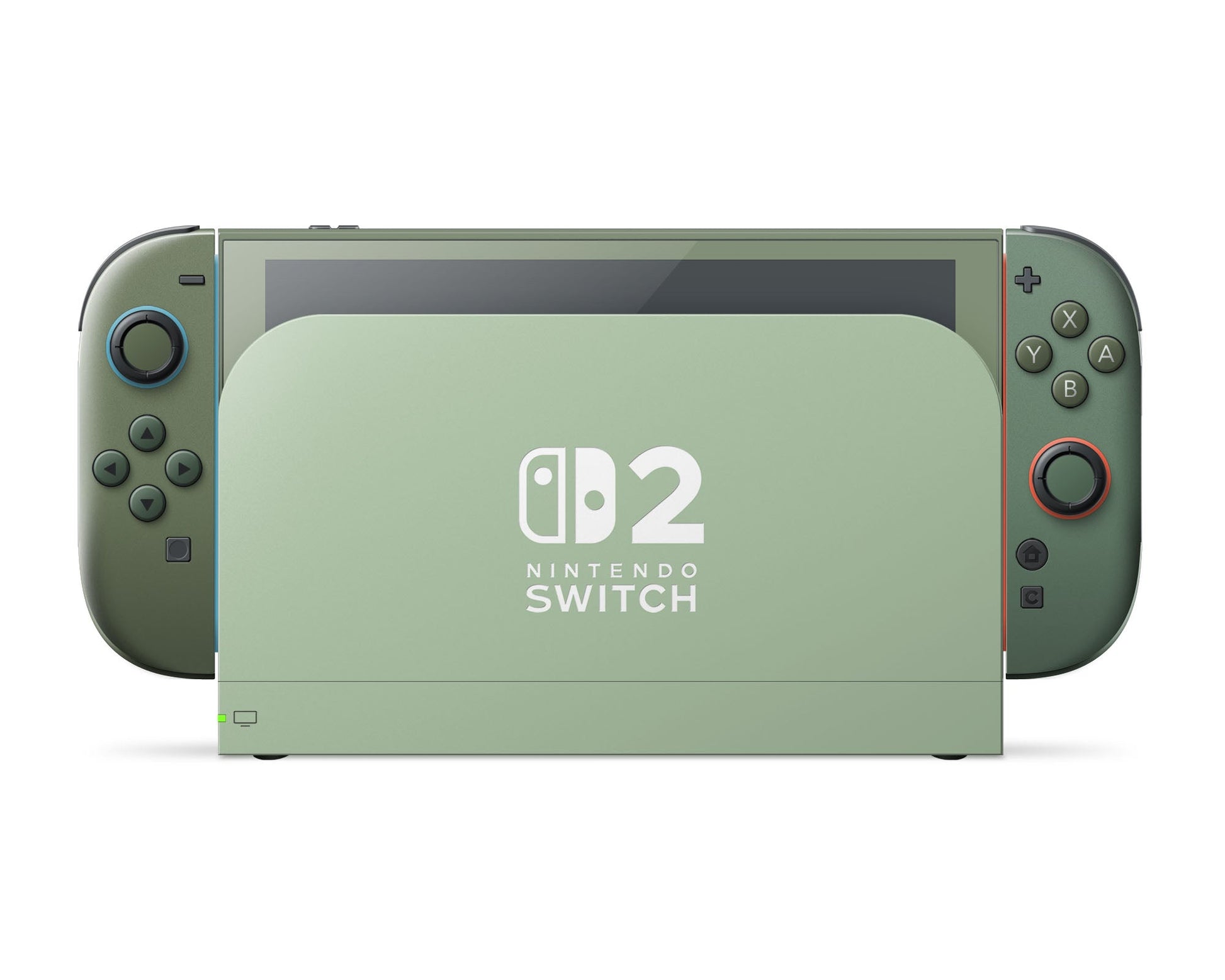 Lux Skins Nintendo Switch 2 Garden of Eden Nintendo logo Skins - Solid Colours Colour Blocking Skin