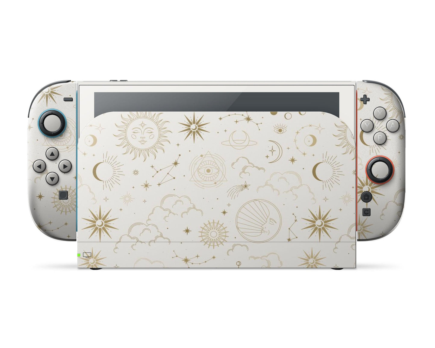 Lux Skins Nintendo Switch 2 Constellation Stargazing Day Full Set Skins - Pattern Galaxy Skin