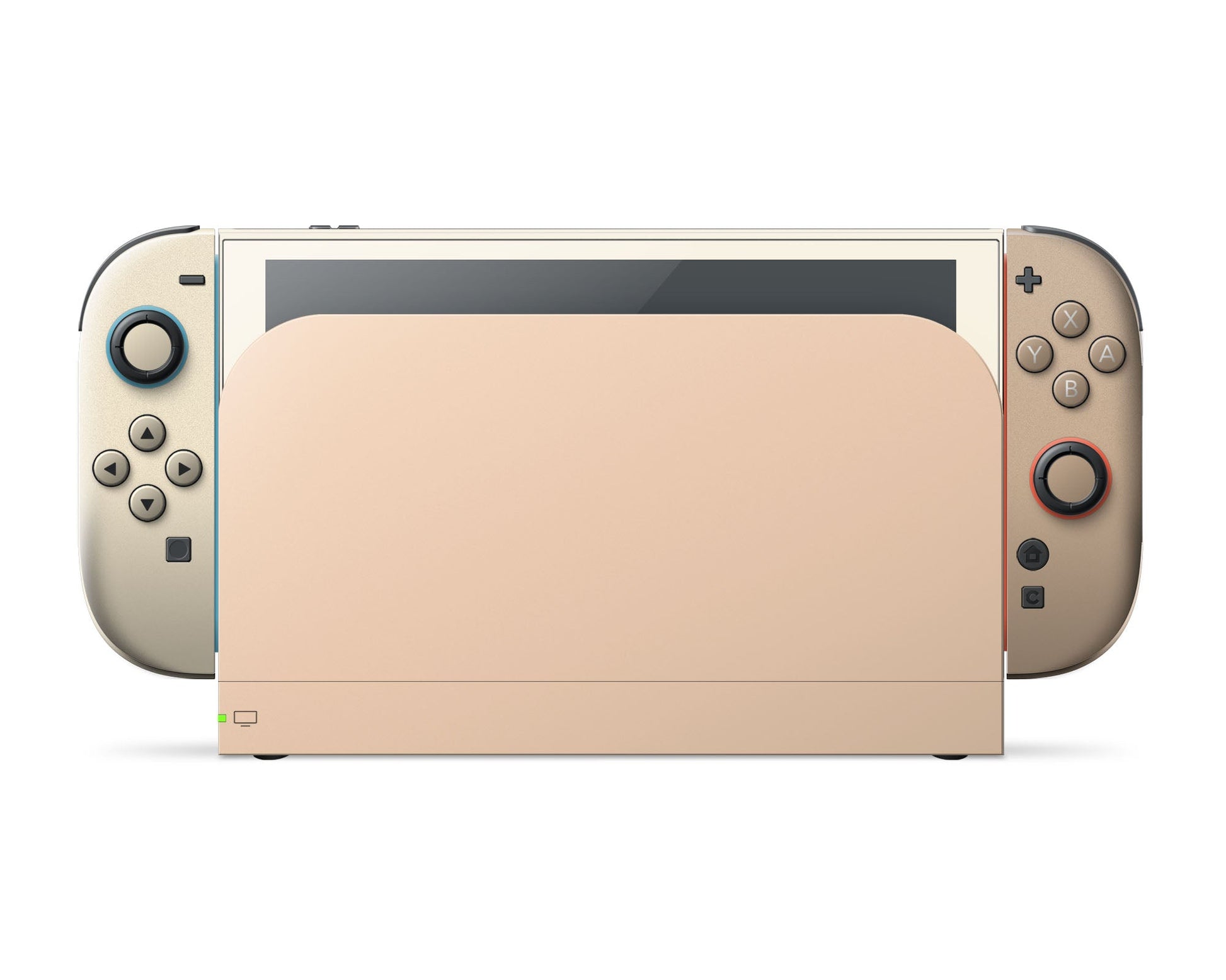 Lux Skins Nintendo Switch 2 Creme Caramel Classic no logo Skins - Solid Colours Colour Blocking Skin