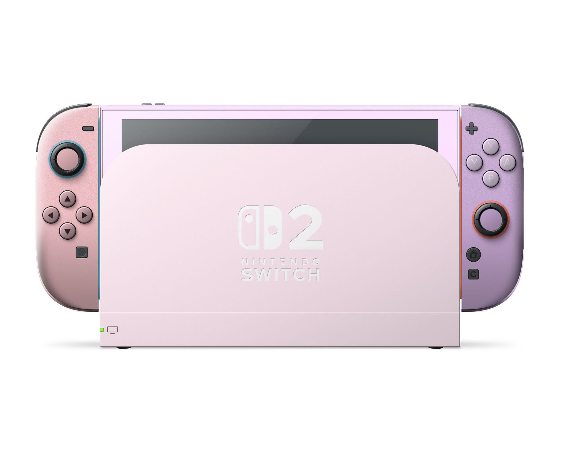 Lux Skins Nintendo Switch 2 A Girly Affair Colorwave Nintendo logo Skins - Solid Colours Colour Blocking Skin