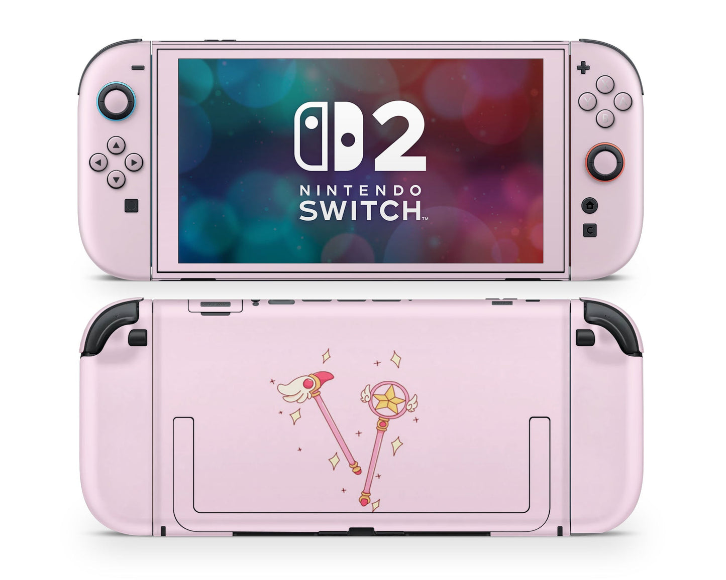 Lux Skins Nintendo Switch 2 Cardcaptor Sakura Wand Joycons Only Skins - Pop culture Cardcaptor Sakura Skin