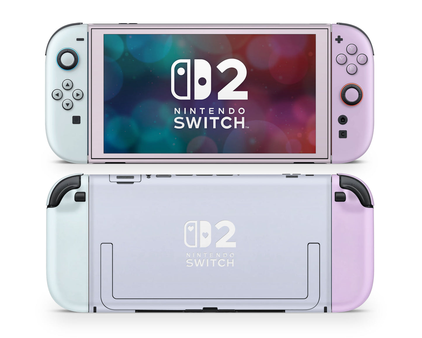 Pastel Cotton Candy Nintendo Switch 2 Skin