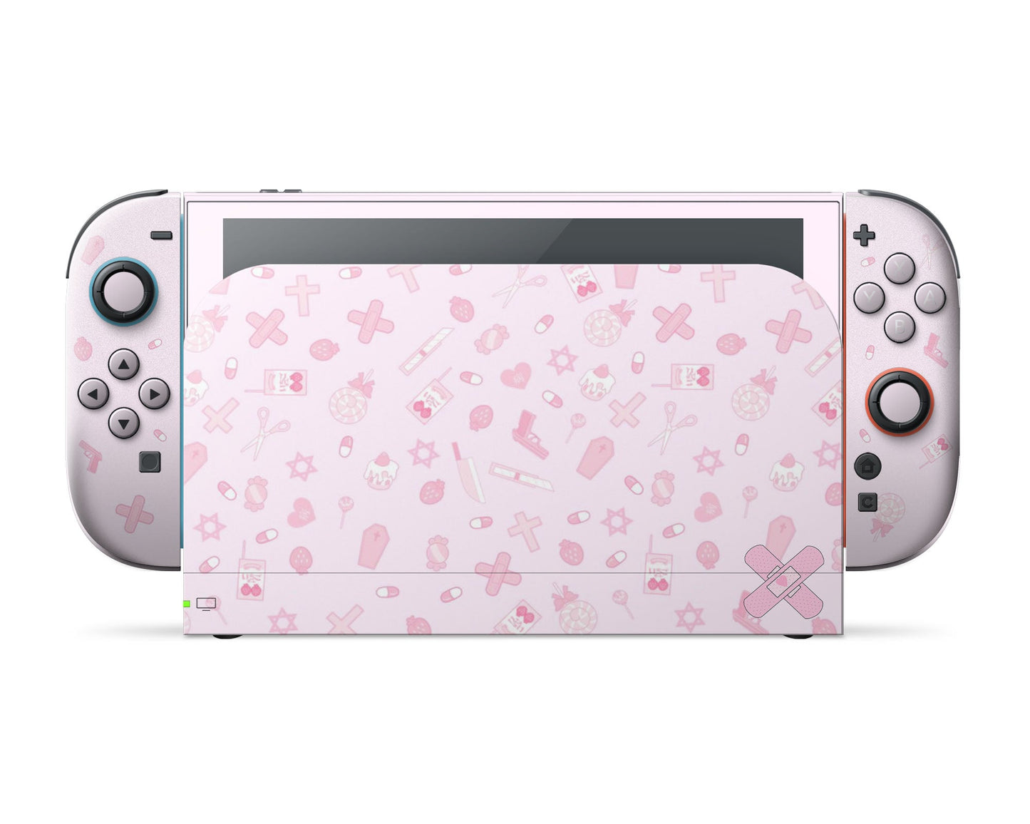 Lux Skins Nintendo Switch 2 I Love Pink Classic no logo Skins - Art Artwork Skin