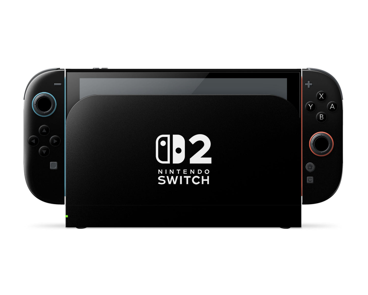 Lux Skins Nintendo Switch 2 Matte Black Nintendo logo Skins - Solid Colours Pastel Series Skin