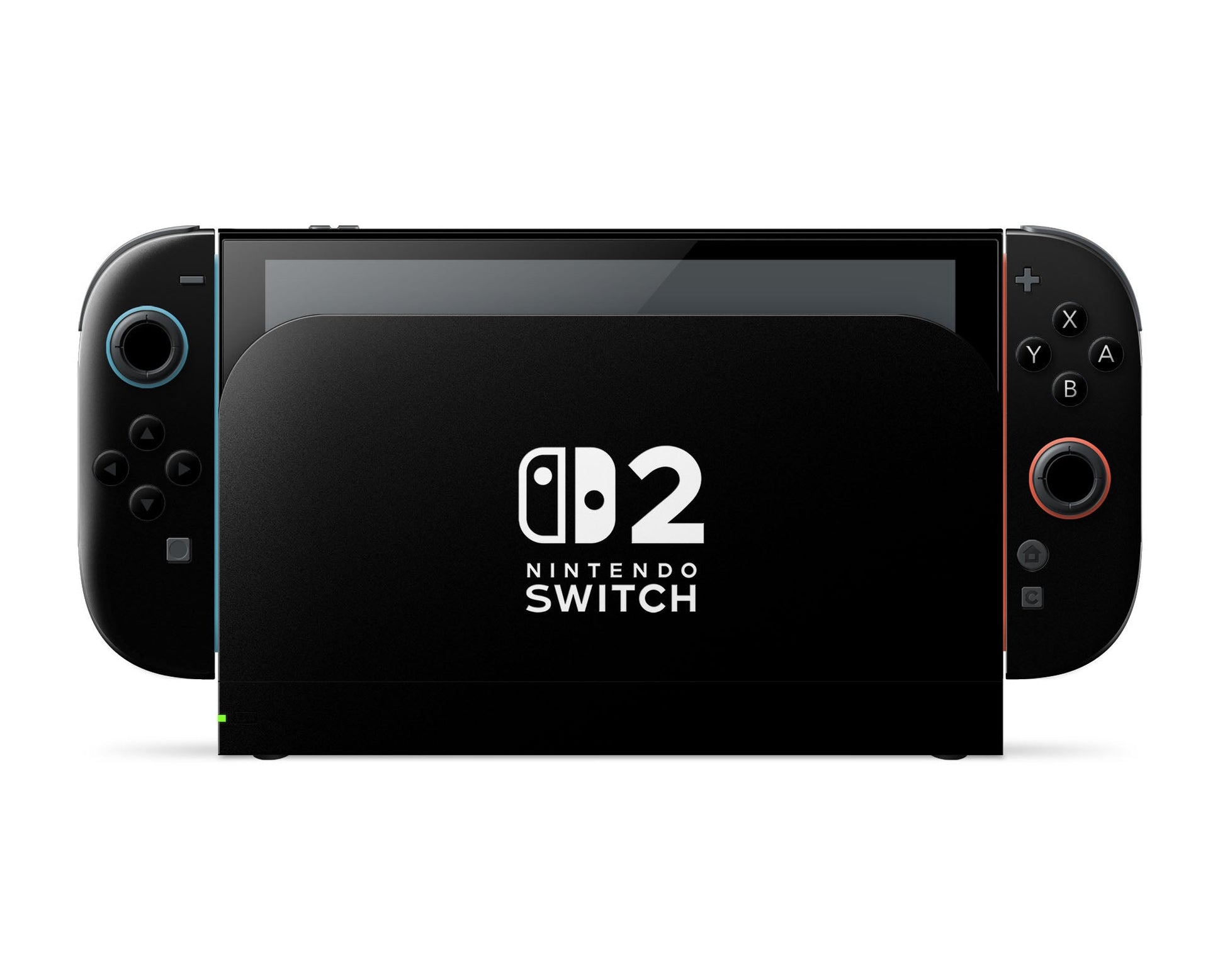 Lux Skins Nintendo Switch 2 Matte Black Nintendo logo Skins - Solid Colours Pastel Series Skin