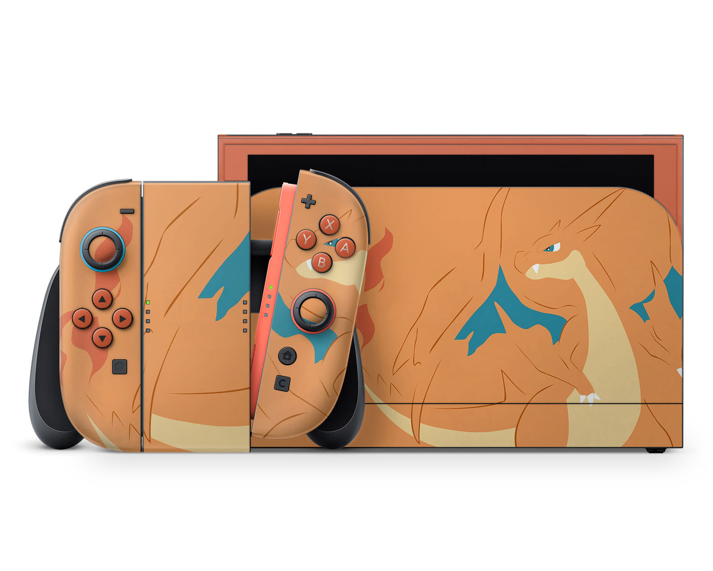 Pokemon Charizard Minimalist Nintendo Switch 2 Skin