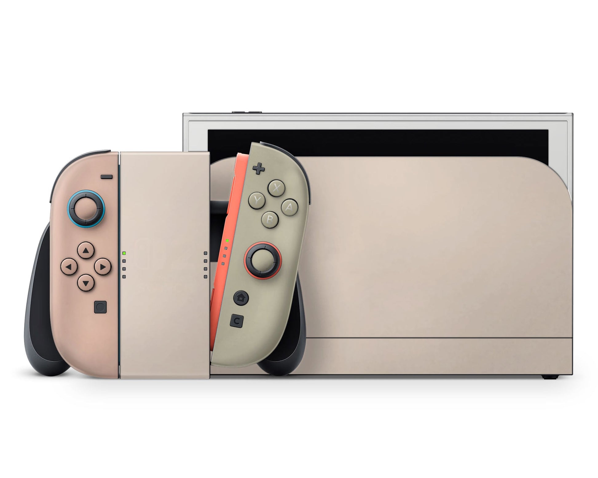 Lux Skins Nintendo Switch 2 Soft Parisian Garden Classic no logo Skins - Solid Colours Colour Blocking Skin