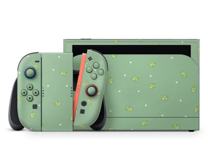 Animal Crossing Leaf Nintendo Switch 2 Skin