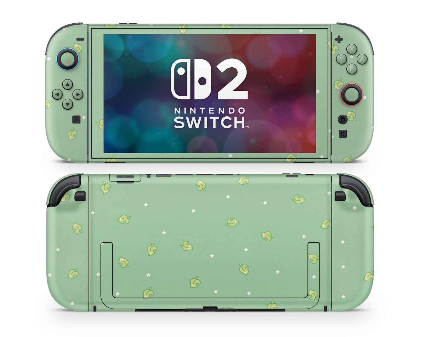 Animal Crossing Leaf Nintendo Switch 2 Skin
