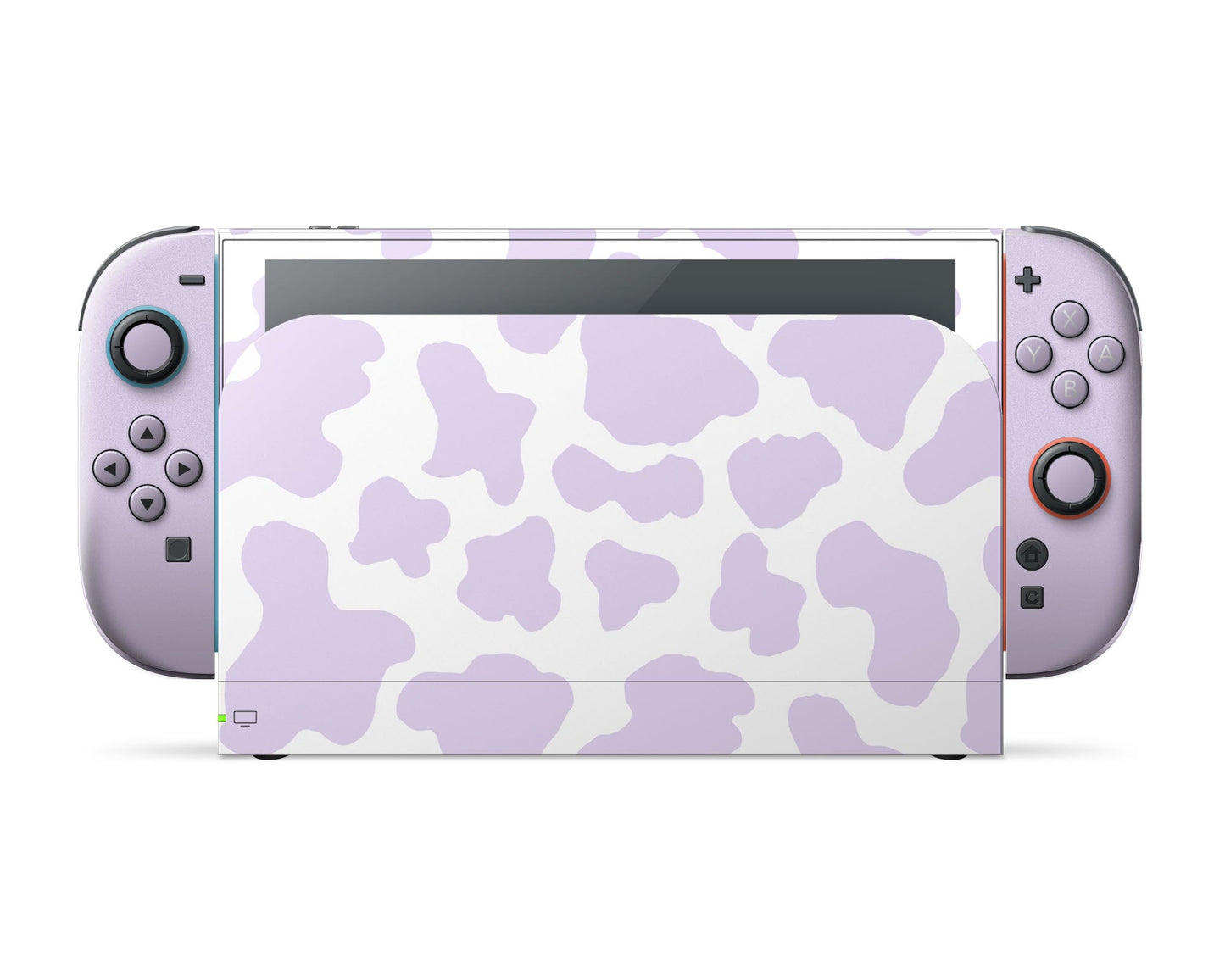 Lux Skins Nintendo Switch 2 Purple Cow Print Classic no logo Skins - Art Animals Skin