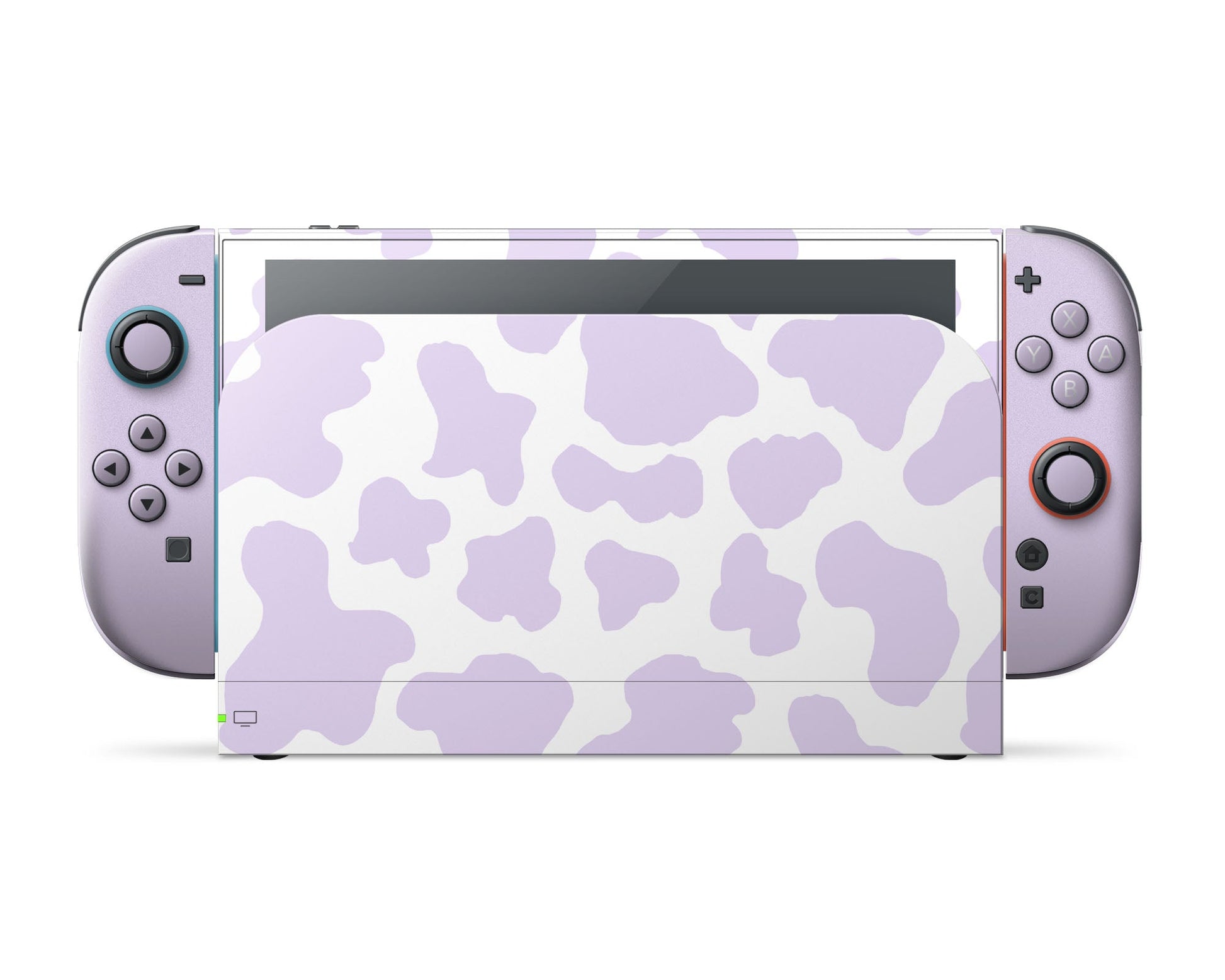 Lux Skins Nintendo Switch 2 Purple Cow Print Classic no logo Skins - Art Animals Skin