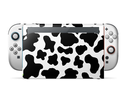 Lux Skins Nintendo Switch 2 Cow Print Classic no logo Skins - Art Animals Skin