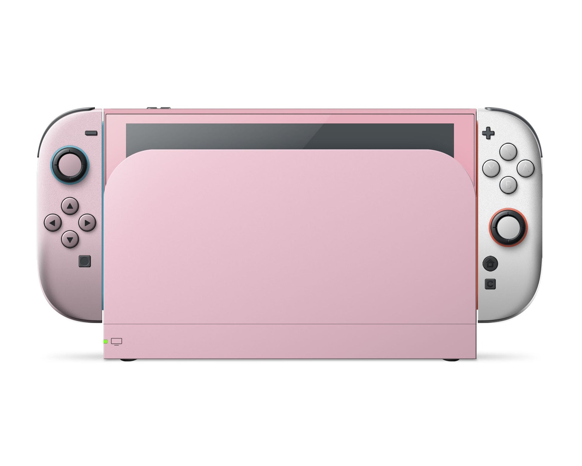 Lux Skins Nintendo Switch 2 Pretty in Pink Classic no logo Skins - Solid Colours Colour Blocking Skin