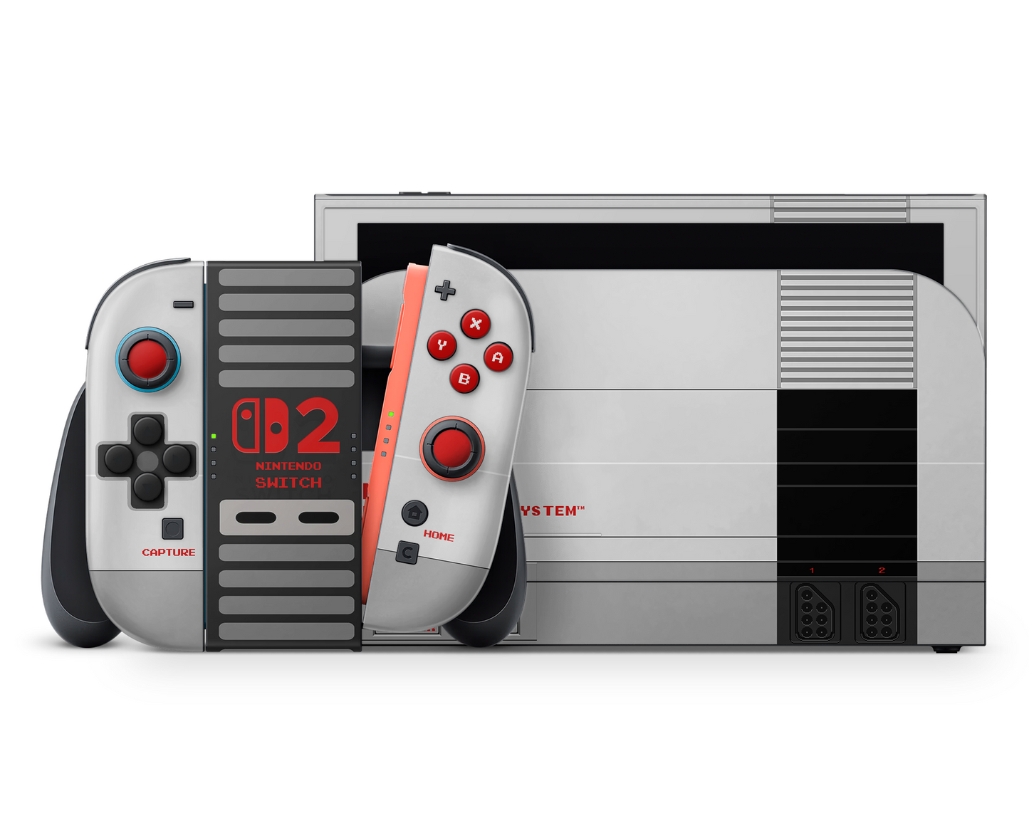 Retro NES Nintendo Switch 2 Skin