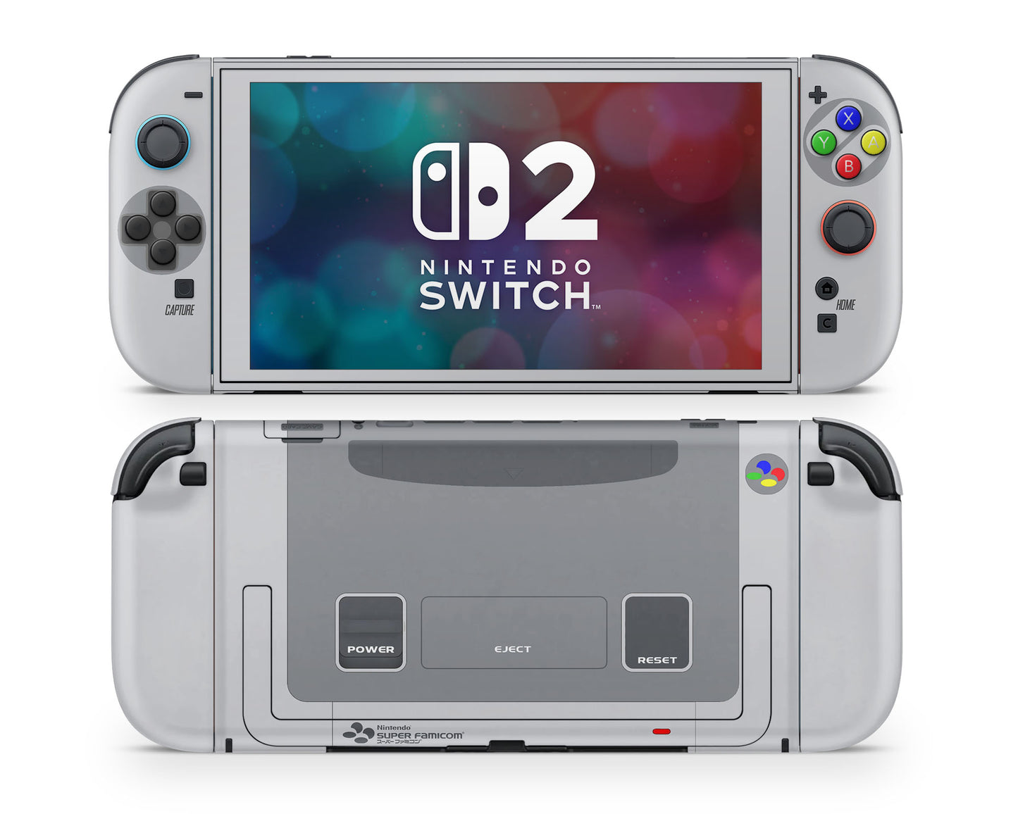 Retro Super Famicon Nintendo Switch 2 Skin