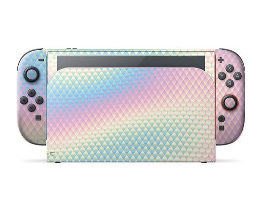 Lux Skins Nintendo Switch 2 Holographic Diamond Classic no logo Skins - Pattern  Skin